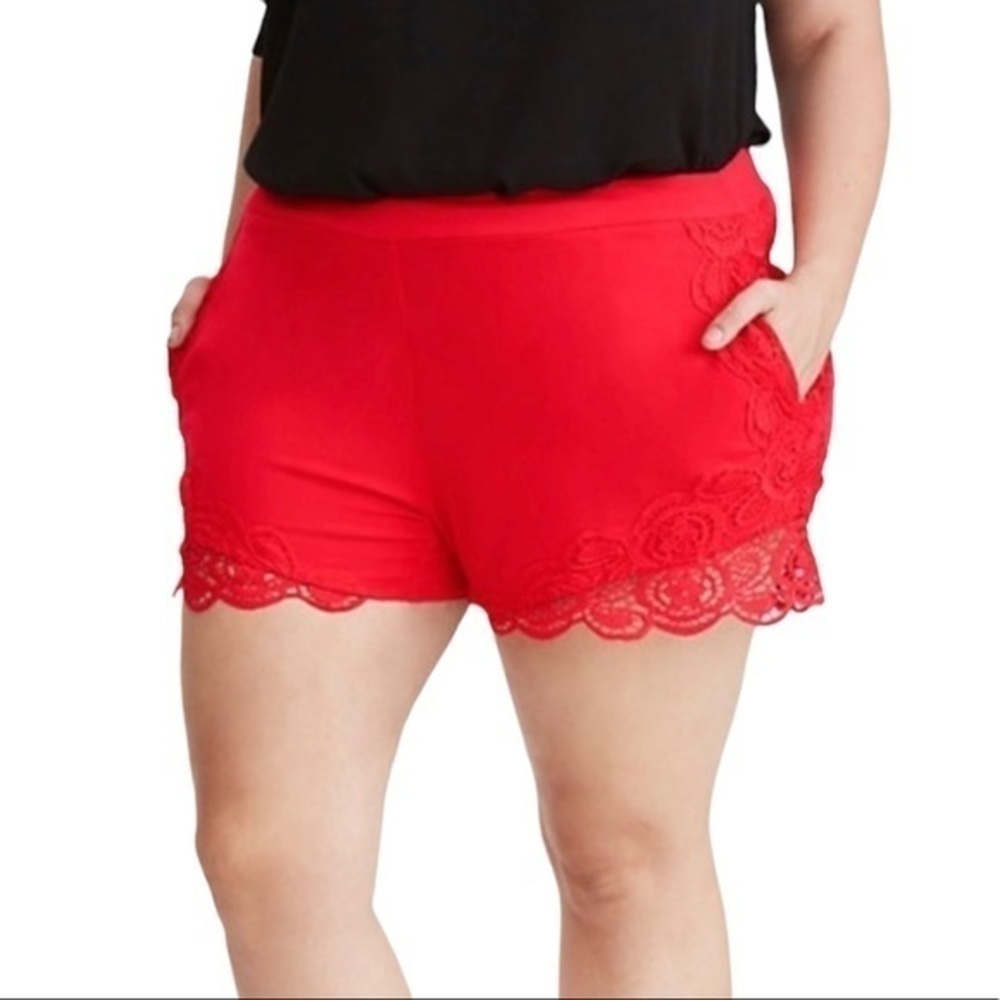 TORRID Lace Trim Short